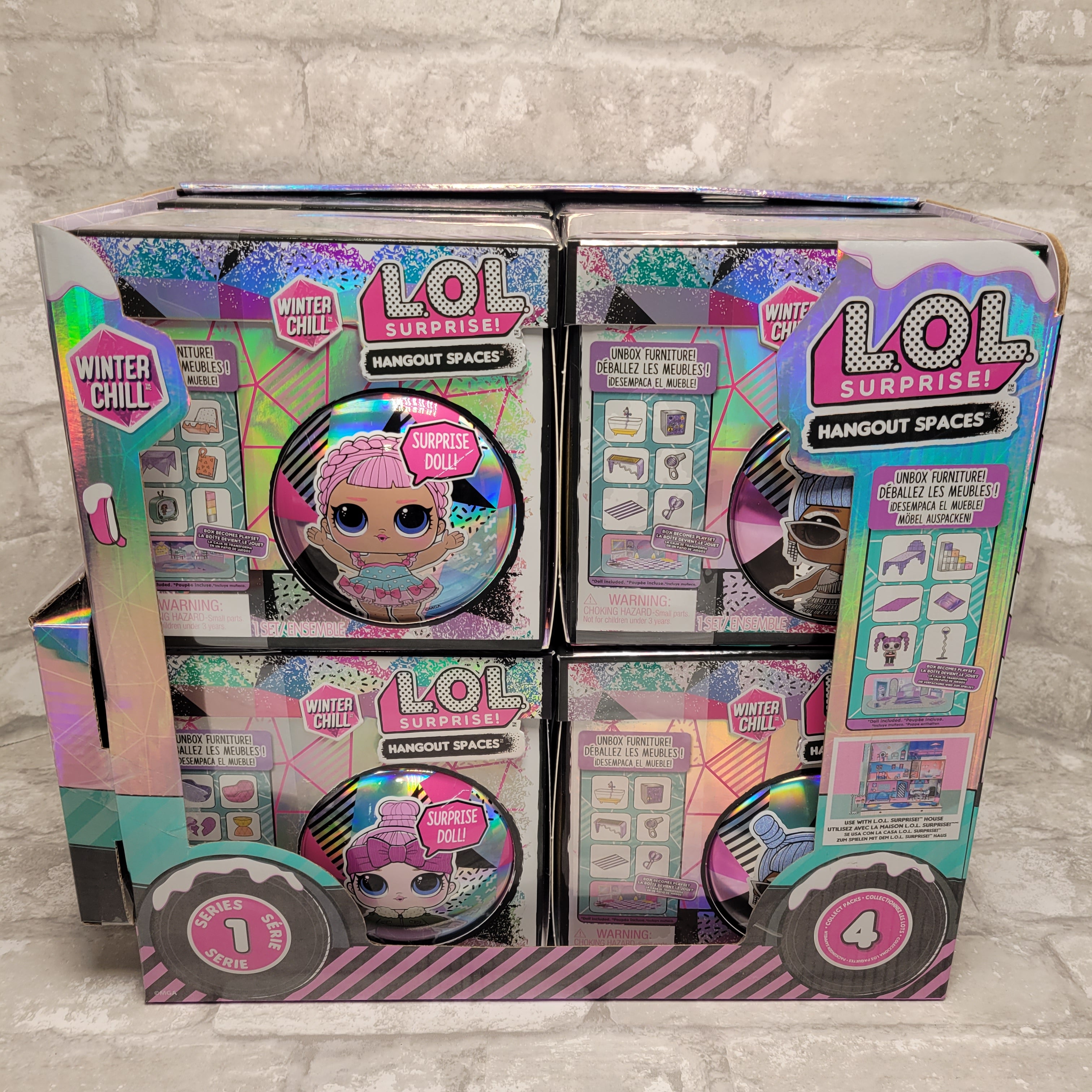 (8) LOL Surprise Winter Chill Hangout Furniture Playset w/ Ice Doll Great Gift! (7936278036718)